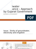 Groundwater Governance - Approach by Gujarat Government