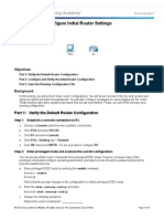 6.4.1.2 Packet Tracer - Configure Initial Router Settings Instructions-0