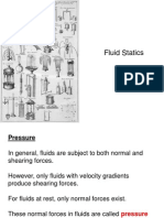 Fluid Statics Pressure Fundamentals