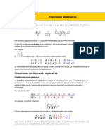 Fracciones Algebraicas