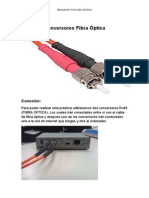 Conexión de Fibra Opticav