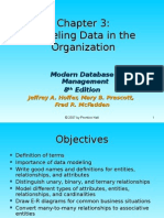 Modeling Data in The Organization