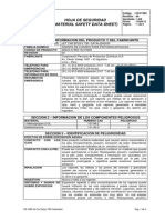 HS-1582 Hoja de seguridad catalizador epoxi