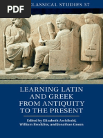 Download Learning Latin and Greek by Marcos Augusto AngelTdemonio SN258168802 doc pdf