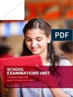 School Examinations Unit: The Weekly Bulletin