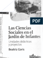 "Las Ciencias Sociales en el Jardín de Infantes. Unidades Didácticas y Proyectos." Beatriz Goris (descargar en pdf)