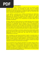Medios de Solucion de Conflictos