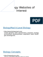 Biology Websites of Interest