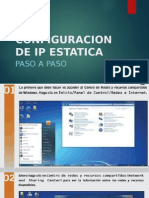 Configuracion de Ip Estatica