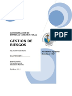 Informe de Gestión de Riesgos