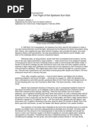 The Flight of the Spokane Sun-God