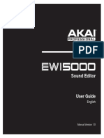 EWI5000 Sound Editor - User Guide - V1.0