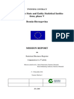 1 1 1 Mission Report Assessment On The Current Situation of The Statistical Business Register