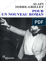 Alain Robbe-Grillet - Pour Un Nouveau Roman