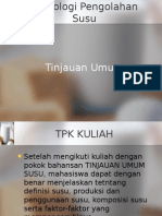 Tinjauan Umum Susu