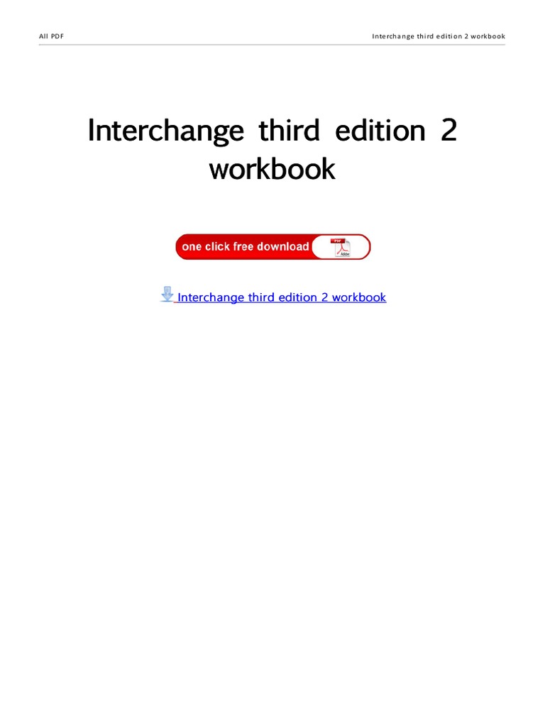 Interchange 2 Workbook PDF Guide | PDF | Media Technology | Computing