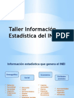 Taller Información Estadística Del INEI