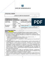 Sesion de Aprendizaje 2do - I Bim-Comunicacion 1156-Jsbl-Ccesa