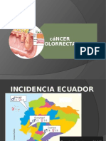 Cáncer colorrectal Ecuador: Incidencia, factores de riesgo y tratamiento