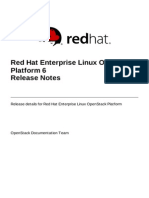 Red Hat Enterprise Linux OpenStack Platform 6 Release Notes