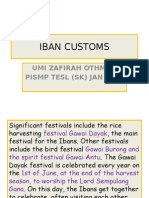 Iban Customs