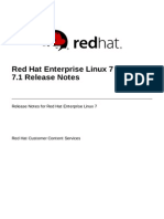 Red Hat Enterprise Linux 7.1 Release Notes