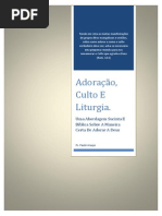Adoração Culto e Liturgia