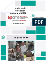 El Impacto de La Comunicación Digital y El CRM - VF (04 02 15) PDF