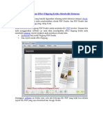 Tips Dan Trik Komputer III (Membaca PDF Dengan Effect Flipping Ketika Membalik Halaman)