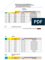 Jadwal Kegiatan Dosen Jiwa