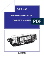 GPS 100 STD Personal Navigator Owners Manual