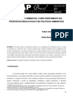 A PERCEPÇÃO AMBIENTAL COMO FERRAMENTA DE Proposta Educativa PDF