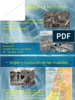 Origen y Evolucion de Las Ciudades