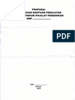 Proposal Pengajuan Bantuan Peralatan Laboratorium Ipa SMP