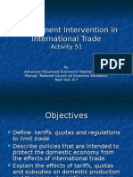 Government Intervention in International Trade Activity 51