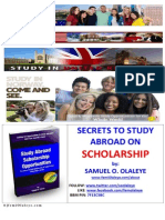 Secrets To Study Abroad On Scholarship