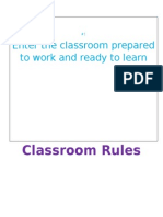 Enter The Classroom Prepared To Work and Ready To Learn