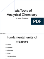 Basic Tools of Analytical Chemistry (Alat Dasar Untuk Kimia Analitik)