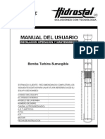 Manual Turbina Bomba Sumergible - V.i.11-11