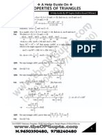 Help Guide Properties of Triangles Class11