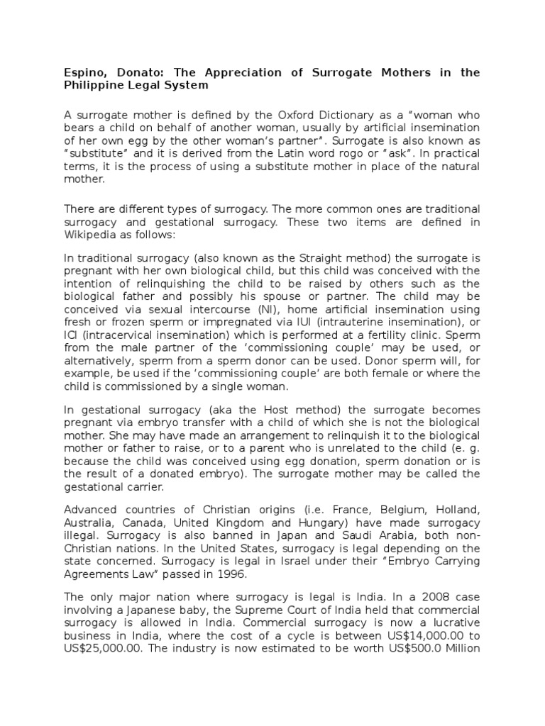 Surrogacy 1 Surrogacy Fertility