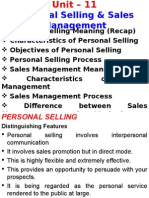 Personnel Selling Sales Management