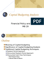 Capital Budgeting