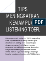 Tips Meningkatkan Kemampuan Listening