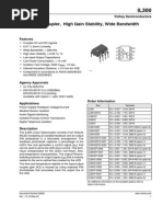 Linear Optocoupler, High Gain Stability, Wide Bandwidth: Vishay Semiconductors