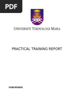 Practical Training Report