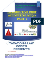 Cost MCQ Part-1
