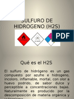 Gas Sulfuro de Hidrogeno h2s