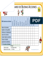 Calendario buenas acciones