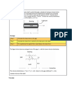 Viscosity: Example 1 A 25 MM Diameter Shaft Is Pulled Through A Cylindrical Bearing As Shown Below